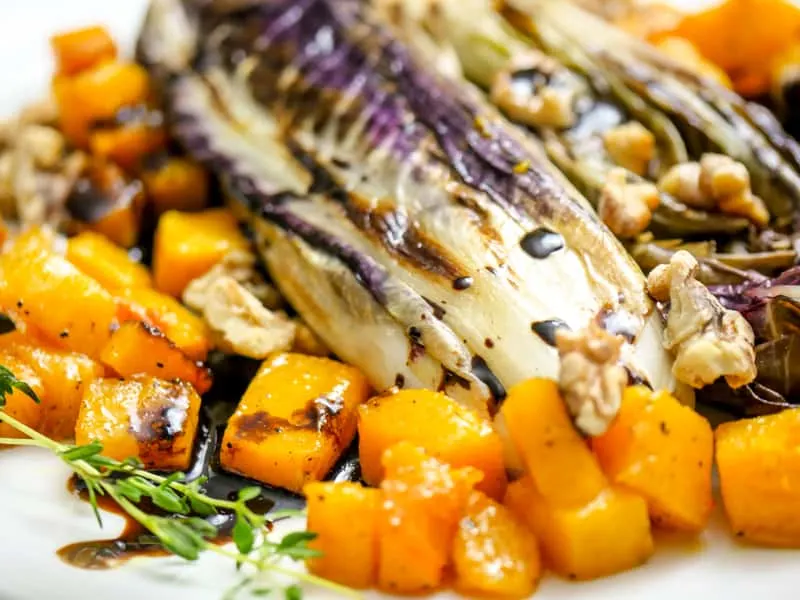 Grilled Radicchio With Butternut Squash
