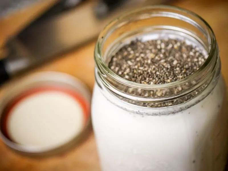 chai pudding jar