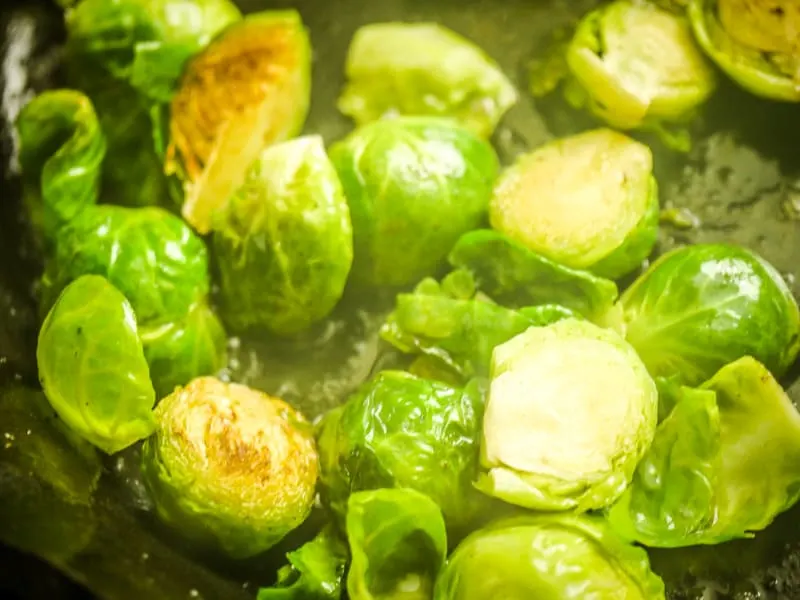 Brussels sprouts saute