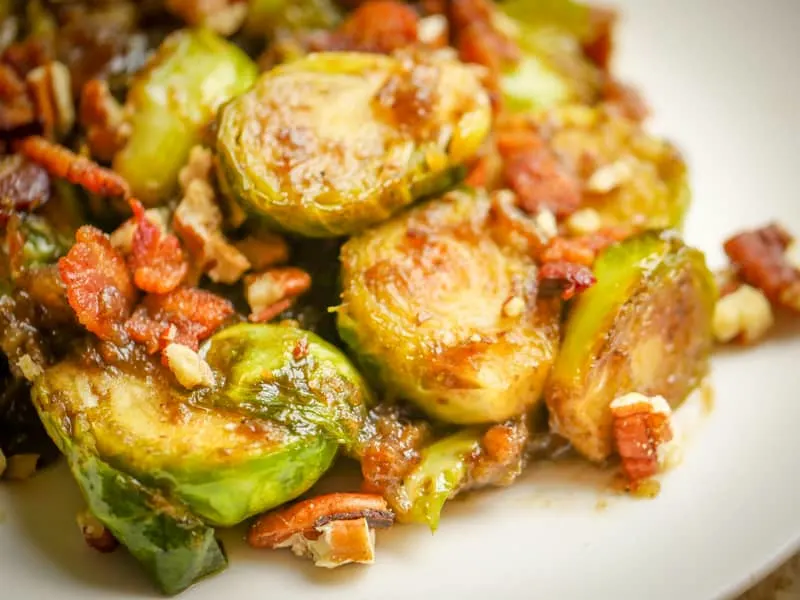 Bourbon Bacon Brussels Sprouts