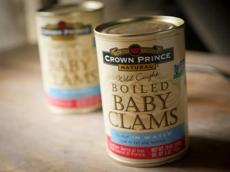 canned clams