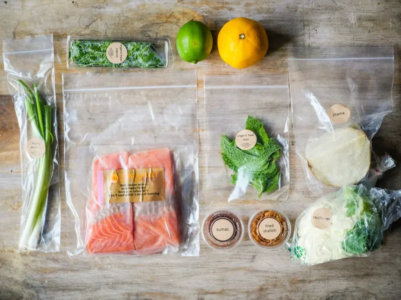 Sun Basket Salmon Ingredients