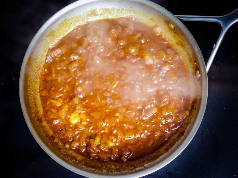 Sauce Simmering