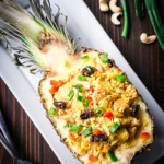 Thai Pineapple Chicken Fried Cauliflower Rice