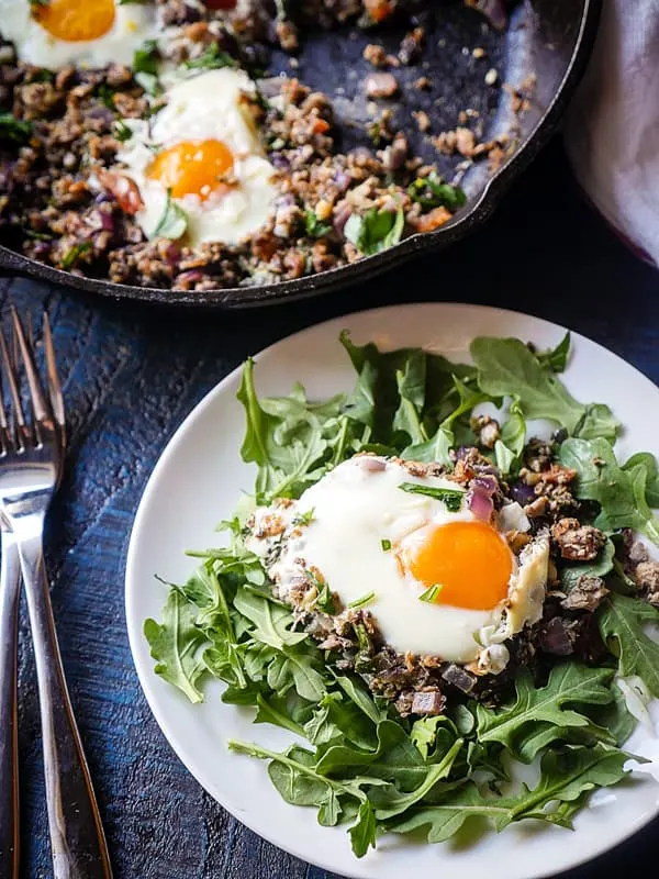 Fisherman's Eggs with Arugula